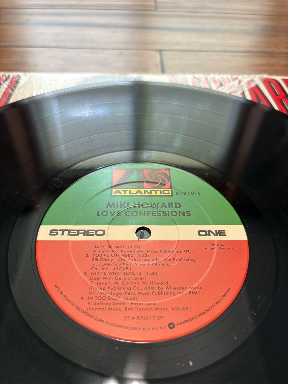 1987 Miki Howard Love Confessions Vinyl Record 2nd Studio Album Atlantic Records - Picture 4 of 4